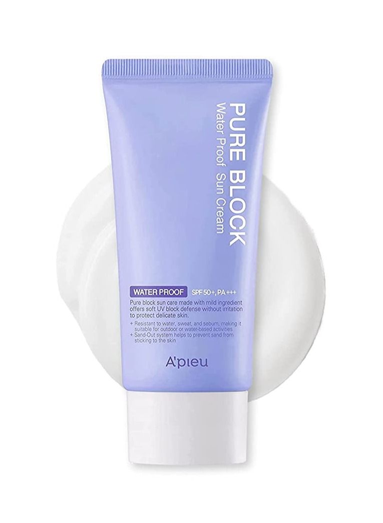 A'PIEU Pure Block Water Proof Sun Cream SPF 50 - Image 1