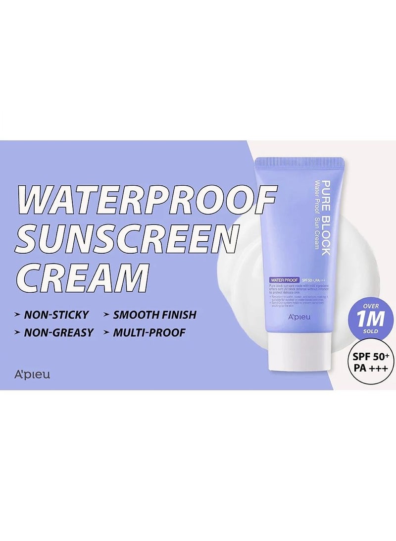 A'PIEU Pure Block Water Proof Sun Cream SPF 50 - Image 2