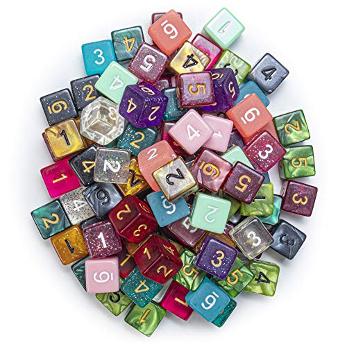 Wiz Dice Bulk Random Polyhedral Dice D625 Pack Polyhedral Role Playing Dice in Unique Colors DND Accessories for TTRPG Dice Games Ideal Roleplaying Game Dice - Image 1