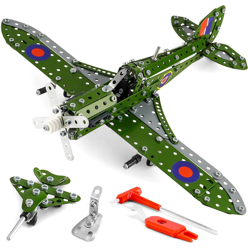PANPAPA Model Airplane Kits for Boys 812Erector Set for Boys Building Toys Age 1012374 PCS DIY Building Stem Projects Toys for KidsCool Aviation Gifts for Airplane Model Fans - Image 3