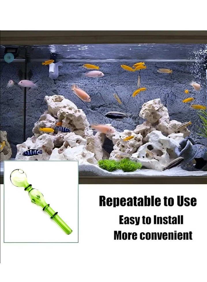 Glass Mini inflow Pipe,Inflow Pipe Water Pump Aquarium Filter Tubing - Image 3