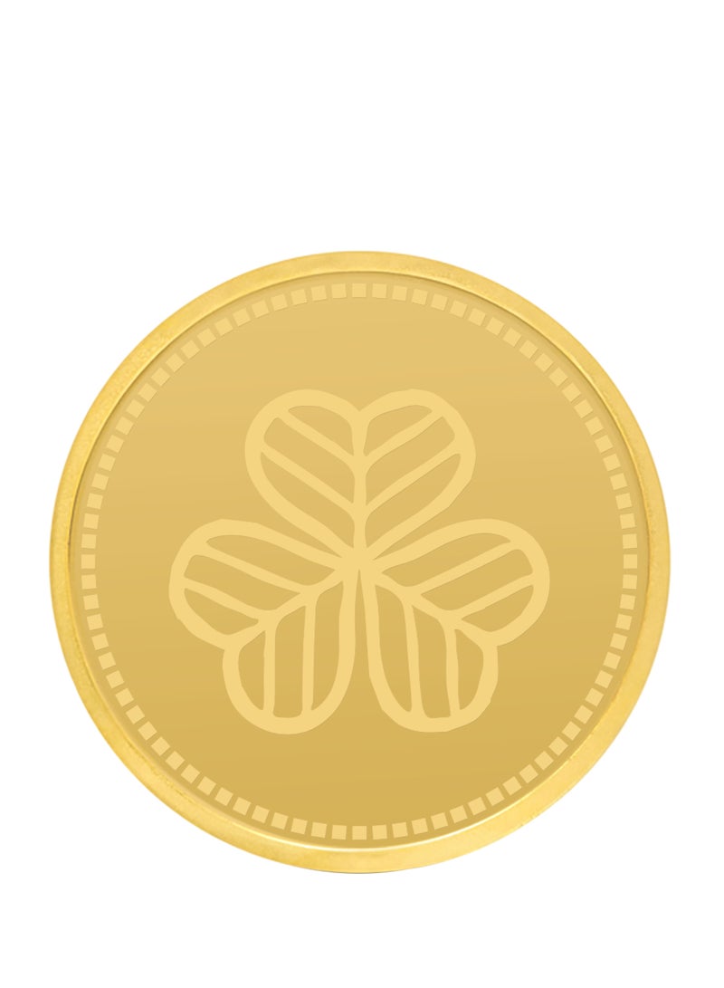 RG REFINERY Rafmoh Bullion 4 Gram 24k Gold Coin with Flower Design - 4 Grams Gold Coin 24KT 999.9 Purity - Image 2
