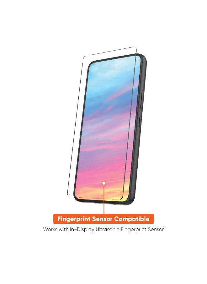 SHOPI HD Clear Full Glue Tempered Glass For Samsung Galaxy S22 plus S22+ Screen Protector Protective Glass Easy Unlock  - Image 3