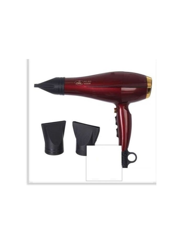 Hair dryer, powerful copper motor, 4000 watts, 2 heads, max 803 - pzsku/Z46BE43B720297270B406Z/45/_/1715980358/88687b2b-e40b-4dc3-94a9-4b147b1b4d0c