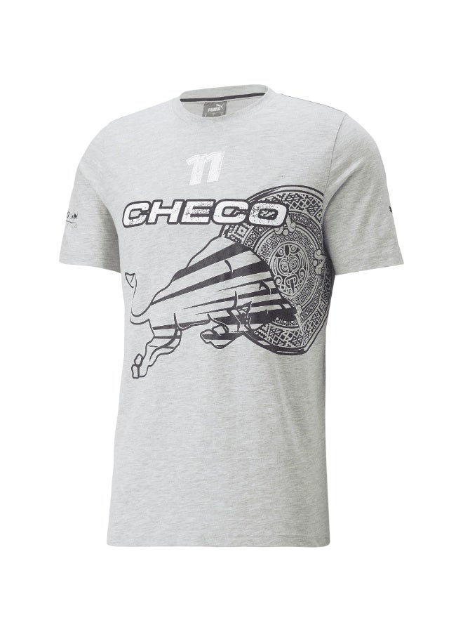 Red Bull Racing F1 Sergio Checo Perez Men's Logo #11 Graphic T-Shirt - Image 1