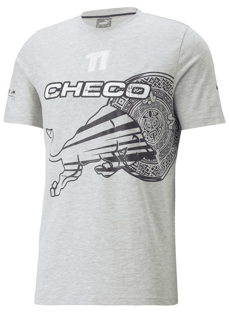 Red Bull Racing F1 Sergio Checo Perez Men's Logo #11 Graphic T-Shirt - Image 3