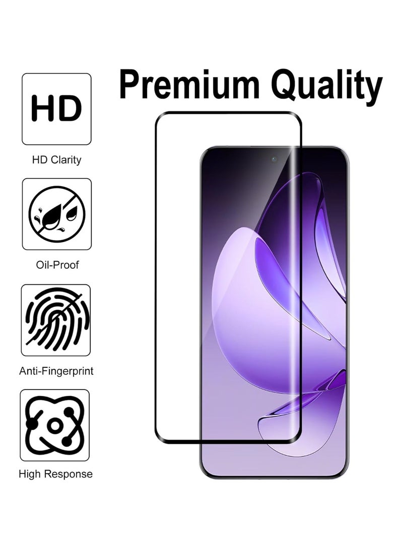 Screen Protector for OPPO Reno 13 Pro 5G Tempered Glass Screen Protector 9H Hardness Anti Fingerprint Scratch Resistance for OPPO Reno 13 Pro 5G - Image 2