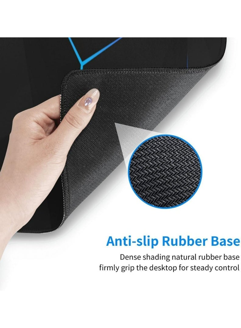 Gaming Laptop Mouse Pad Gaming Mouse Pad Big Desk Pads PC Keyboard Non-Slip 800 * 300 * 3mm Thicker Supper Rubber Table Mat Mouse Pads Edges Design for mouse and keyboard,gaming home and working office - Image 5