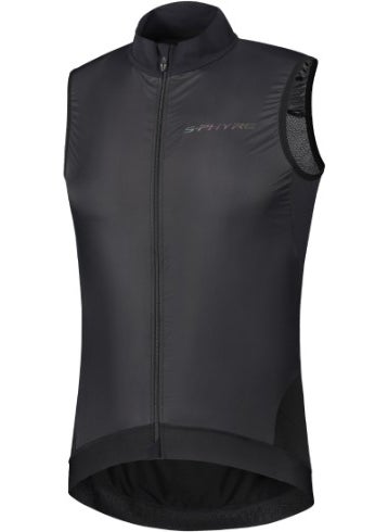 SHIMANO S-Phyre Windbreaker Vest Men Black Xxs 