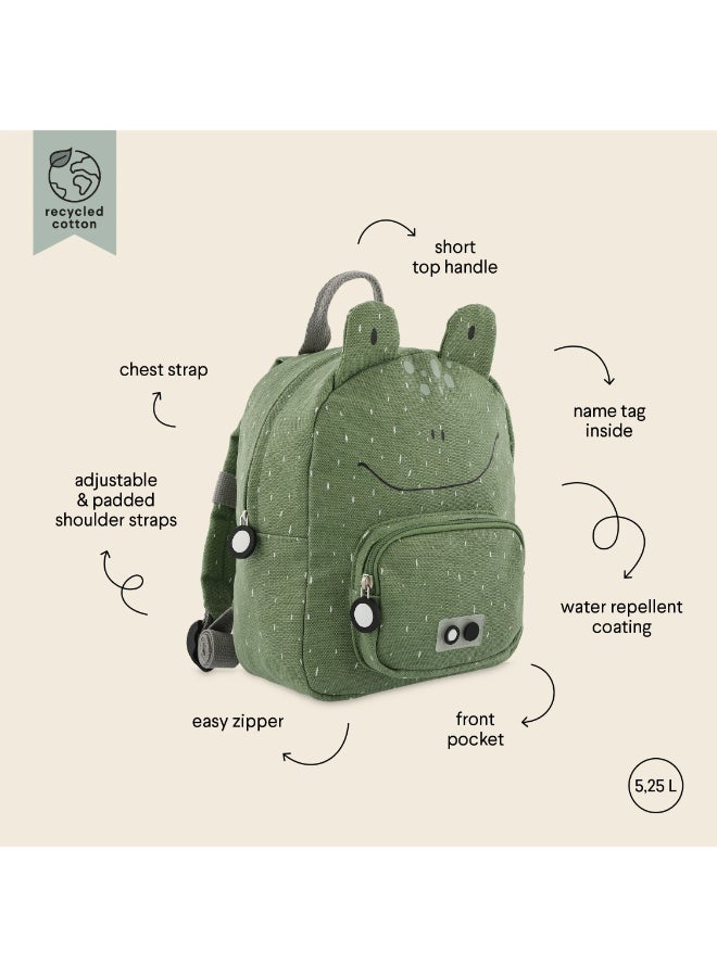 Trixie Kids Backpack Regular - 12 Inch/30.5 cm - Mr. Frog - Image 1