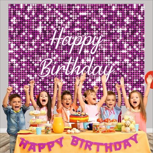 Party Baazaar Pink Birthday Backdrop 5x4 Ft | Backdrops for Decoration | Birthday Decoration Backdrop | Banner for Kids Theme Party - Image 5