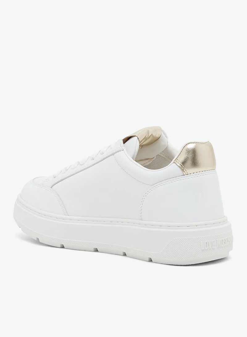 Love Moschino  Logo Low Top Sneakers for Women | Best Price UAE