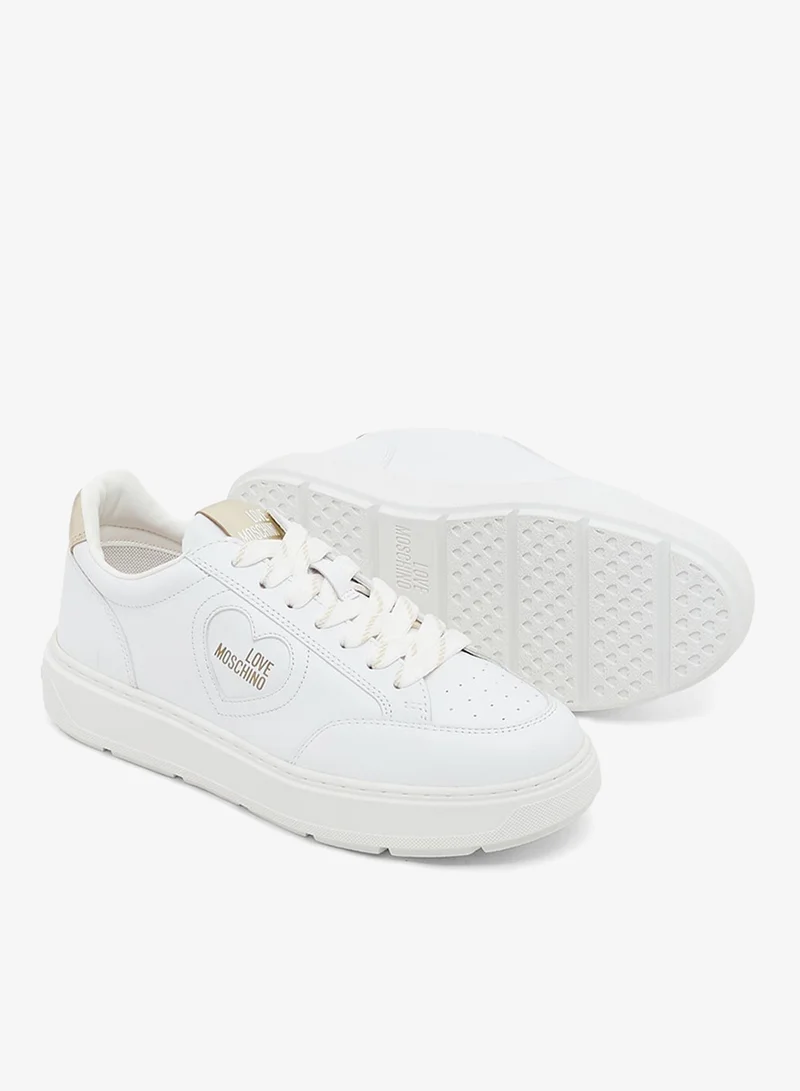 Love Moschino  Logo Low Top Sneakers for Women | Best Price UAE