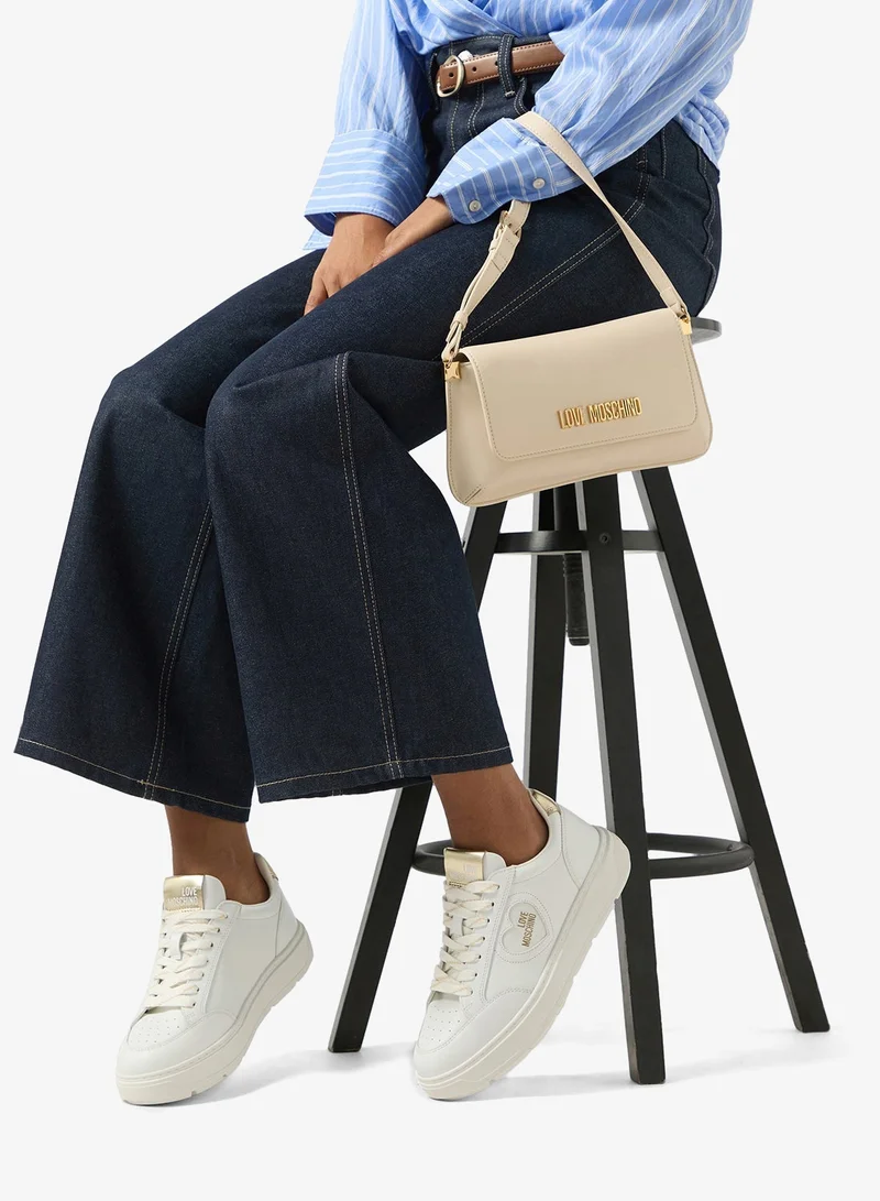 Love Moschino  Logo Low Top Sneakers for Women | Best Price UAE