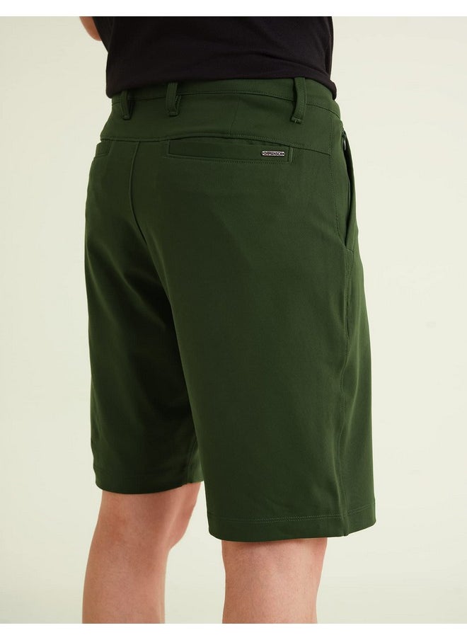 DaMENSCH DAMENSCH Men's Regular Shorts (Dam-FSHT-RLN-XL_Green_XL)  - Image 4