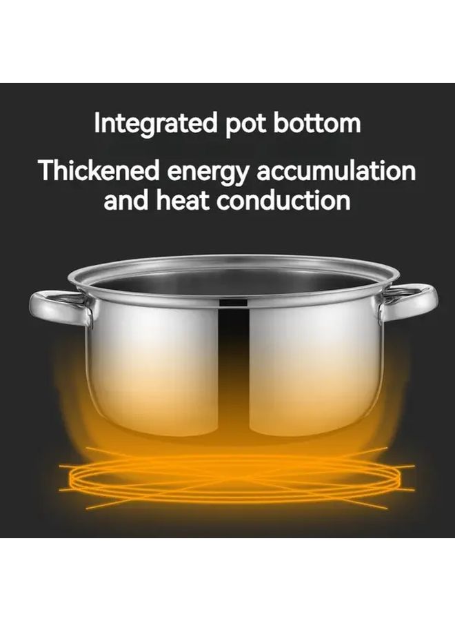 Stainless Steel Double Layer Soup Pot Nonstick 9.45 Inch Electric Steamer - Image 4