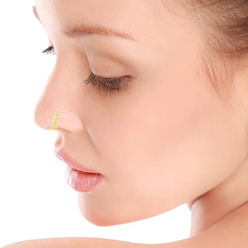 VAMA FASHIONS Clip on Nose rings without Piercing Pressing Press Type Combo Nose Pin Stud for Women & Girls (Clip On Pressing Nose ring) - Image 5