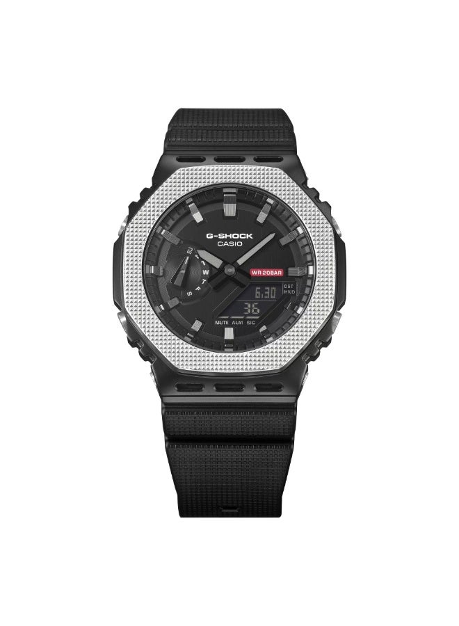 Casio G-Shock GM-2100BM-1A Analog Digital Men's Watch Black Ion Plated Bezel 200M Water Resistant - Image 4