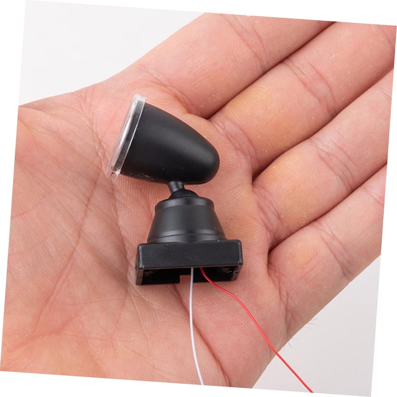 Mini Train Model Signal Lamps Set Of 4 Tabletop Spotlight Decor For DIY Layouts - Image 4