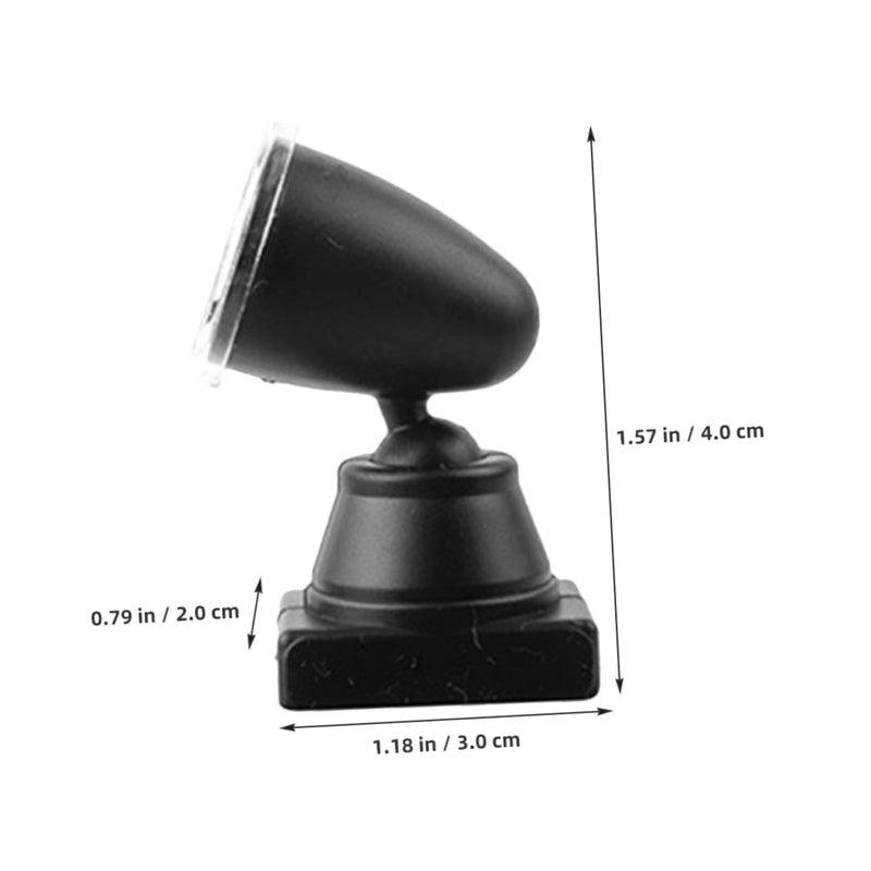 Mini Train Model Signal Lamps Set Of 4 Tabletop Spotlight Decor For DIY Layouts - Image 3