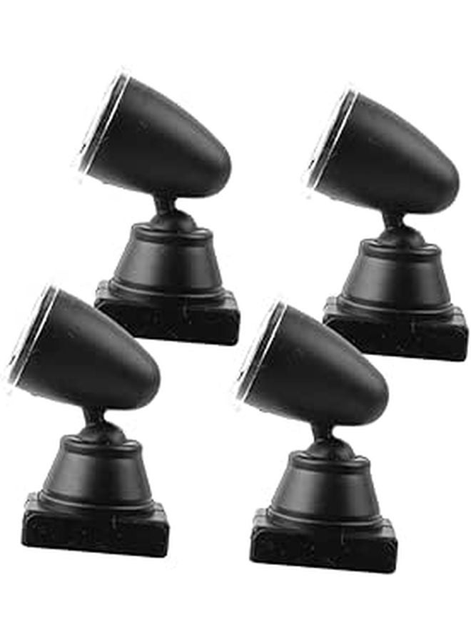 Mini Train Model Signal Lamps Set Of 4 Tabletop Spotlight Decor For DIY Layouts - Image 1