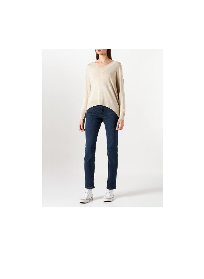 اونلي بلوفر ONLLILLLIES للسيدات فقط برقبة على شكل حرف V مقاس L/S - Image 2