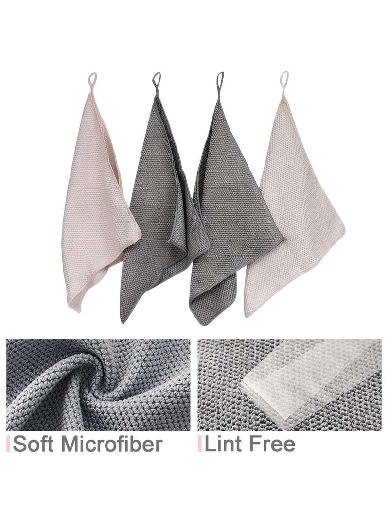 كوفوز 6 جهاز كمبيوتر شخصي ميكروفايبر باريستا المناشف ، باريستا تنظيف القماش ، آلة القهوة تنظيف القماش مثالية لتنظيف غسيل الأطباق آلة الإسبريسو تنظيف المنزل - Image 5