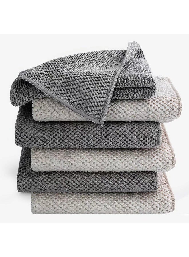 كوفوز 6 جهاز كمبيوتر شخصي ميكروفايبر باريستا المناشف ، باريستا تنظيف القماش ، آلة القهوة تنظيف القماش مثالية لتنظيف غسيل الأطباق آلة الإسبريسو تنظيف المنزل - Image 1