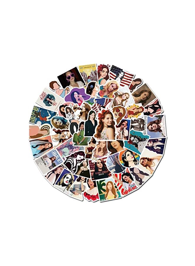 Zaboon Del Rey Cute Vinyl Waterproof Sticker (50 Pieces) - Image 4