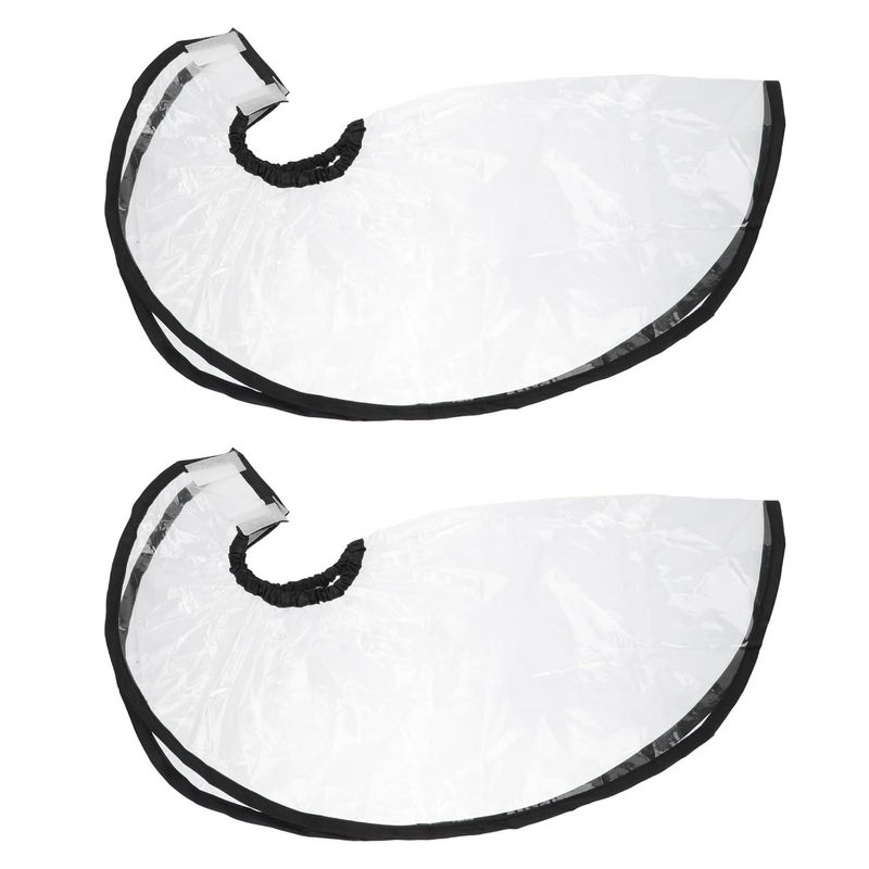 HEALLILY 2pcs Hair Shampoo Funnel Hair Washing Funnel Apron Hair Dye Cape Rinse Shampoo Washing Tool for Upright Position Washing Elderly Home Salon Black