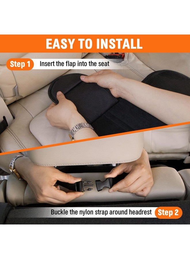 JOYSKY Car Seat Protector 2 Pack, Waterproof Carseat Protector with Thickest Padding and Non-Slip Backing, Car Seat Cover for Under Child Carseat, Protect Your Vehicle Leather Interior - Image 4