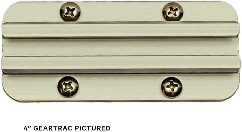 YakAttack GT175 Generation II GearTrac - Size Options | Heavy-Duty Silver Kayak Surface Mount Track | Accessory Mounting | Topside Installation | Compatible with 1/2" Wide Track Hardware - Image 1