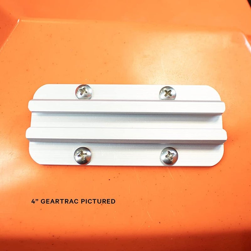 YakAttack GT175 Generation II GearTrac - Size Options | Heavy-Duty Silver Kayak Surface Mount Track | Accessory Mounting | Topside Installation | Compatible with 1/2" Wide Track Hardware - Image 2