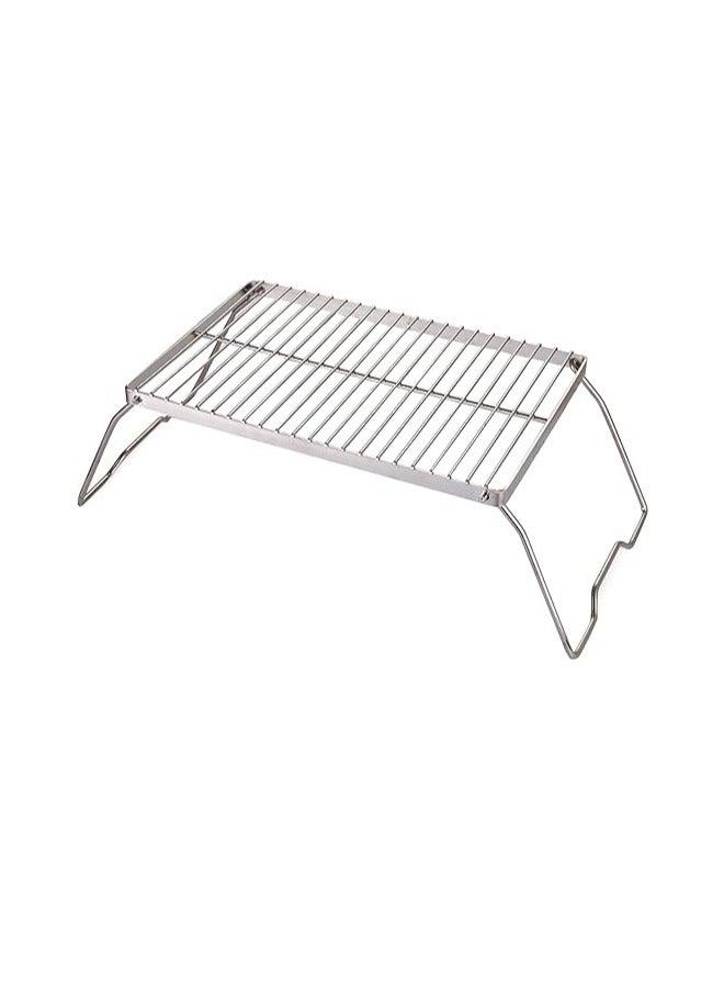ALGhafa, stainless steel fire chair, for barbecue, trips and camping, Medium size - Image 1