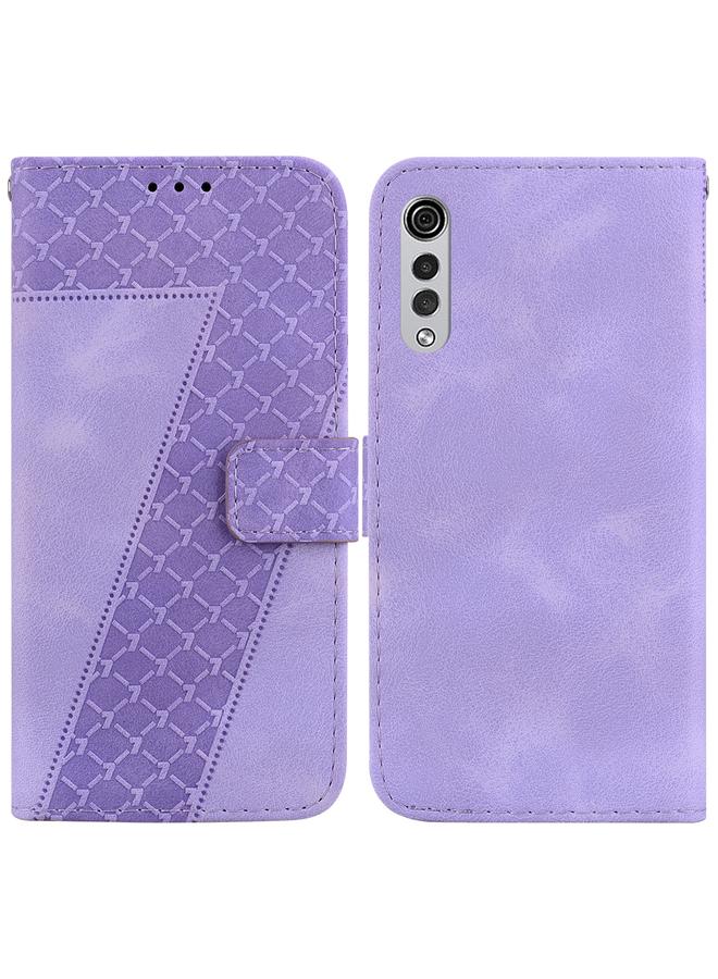 S-TOP Case For LG Velvet 4G/5G/G9 7-shaped Embossed Leather Phone Case - Image 1