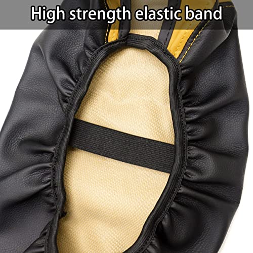 YOSRTER for Dodge Durango Accessories 2011-2018 2019 2020 Center Console Armrest Cover Interior Box Anti-Scratch Leather Central Armrest Decoration (Yellow Trim - Image 4