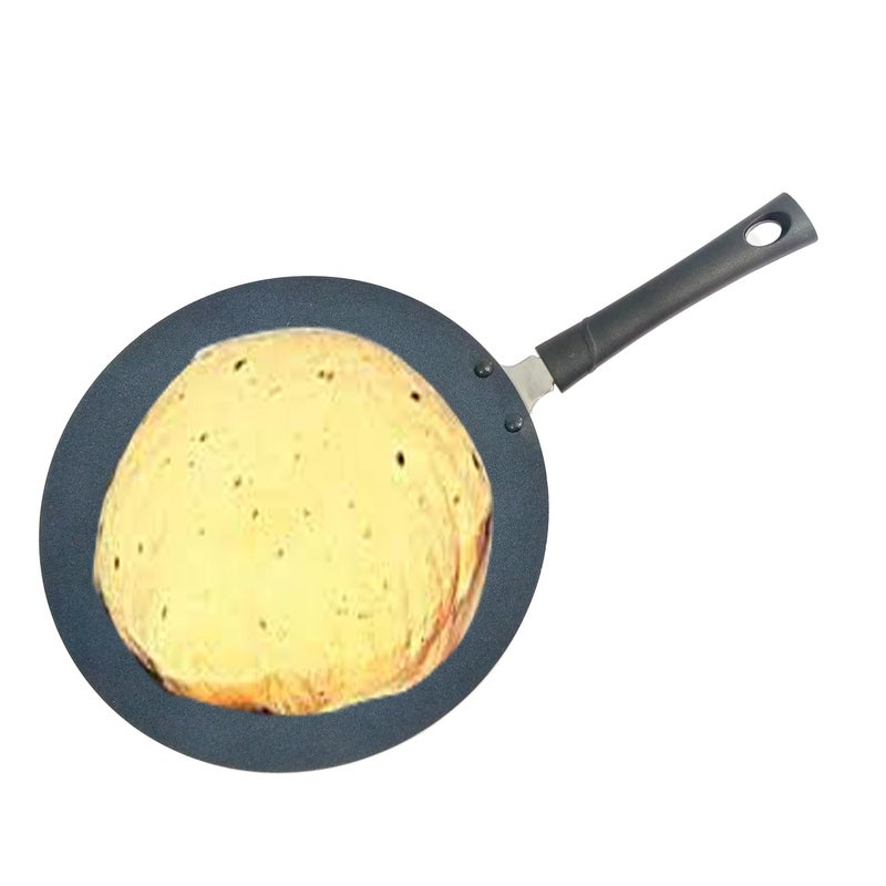 DBY Non-Stick Chapati Tawa Roti Pan Paratha Tava Aluminium 2.6 MM Crepe Pan Aluminium Dosa Tawa Griddle Tawa Cooking Utensil Cookware (275MM) - Image 1
