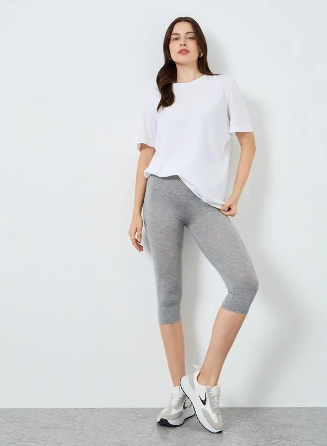 ستايلي high waisted 3/4th length leggings