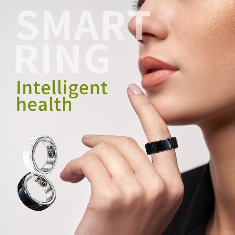 Smart Health Ring Microcrystalline Zirconia Nano-Ceramic Body Real-Time Health Monitoring - Multi-Dimensional Sleep Heartbeat Exercise Tracking Smart Ring for Women - Image 2