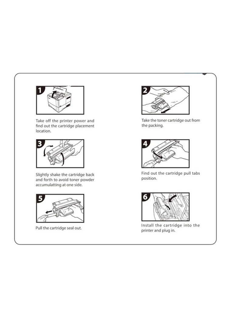 Terabyte 106A Compatible Toner Cartridge for Laser 107 MFP135 MFP137 1000 pages (Pack of 2) - Image 2