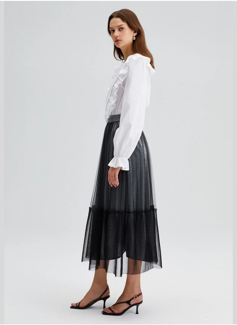 Touche PLEATED TULLE SKIRT