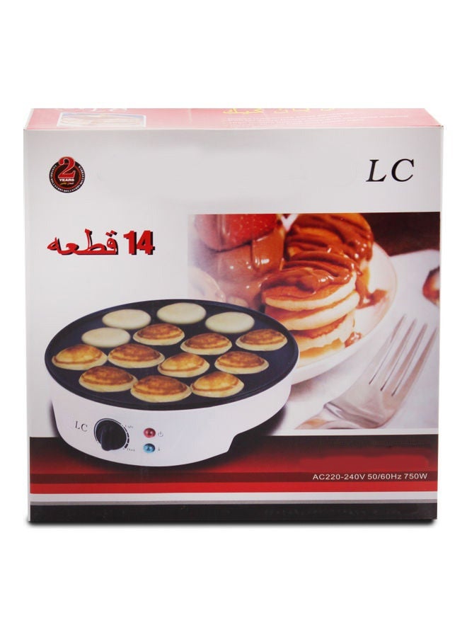 ال سي صانعة ميني بان كيك كهربائية 14 فتحة بسطح غير لاصق - Image 3