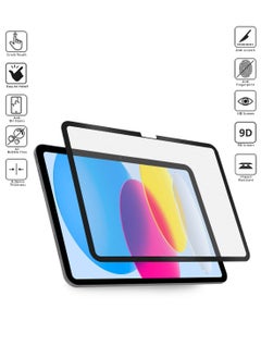 Wtech Apple iPad 2025 (11th Generation) A16 10.9 inch Nano Ceramic Full Glue Full Cover Matte Flexible Screen Protector (TSCNMN) - Clear/Black  - Image 2