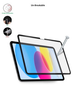Wtech Apple iPad 2025 (11th Generation) A16 10.9 inch Nano Ceramic Full Glue Full Cover Matte Flexible Screen Protector (TSCNMN) - Clear/Black  - Image 5