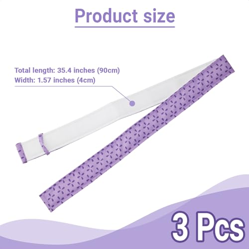 Hufopik 3-Piece Cake strips for even baking, Baking strips for cake pans, Baking Supplies and Cake leveler - Image 2