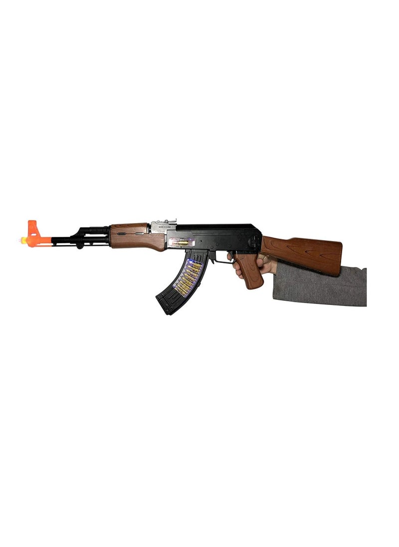 Generic - AK-47 Toy Machine Gun Rifle – with Dazzling Light, Amazing Sound & Unique Action - Image 1