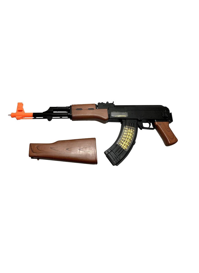 Generic - AK-47 Toy Machine Gun Rifle – with Dazzling Light, Amazing Sound & Unique Action - Image 1