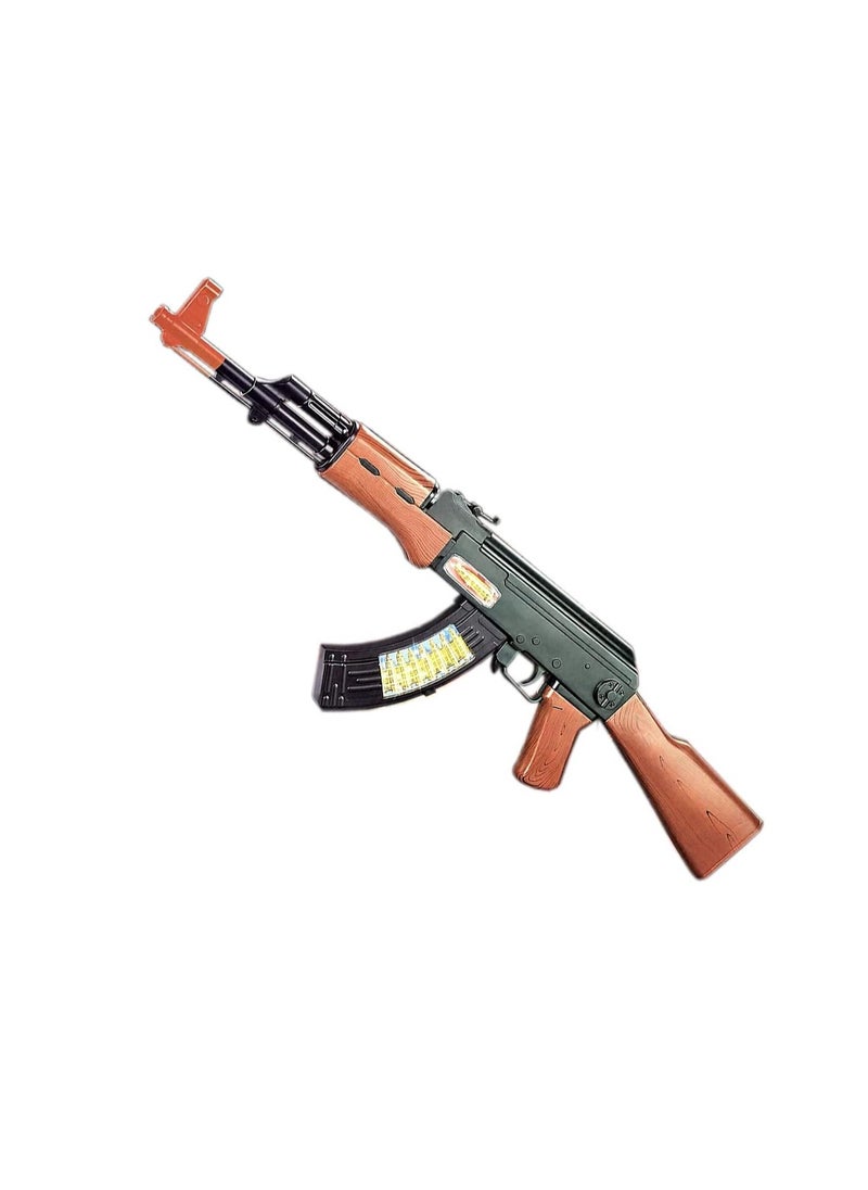 Generic - AK-47 Toy Machine Gun Rifle – with Dazzling Light, Amazing Sound & Unique Action - Image 1