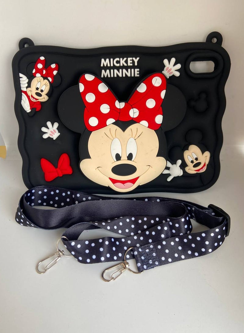 Cartoon 3D Silicon Handle Stand Cover ForiPad mini 7 (2024 Model, 7th Generation) / mini 6 (2021 Model, 6th Generation) - Image 2