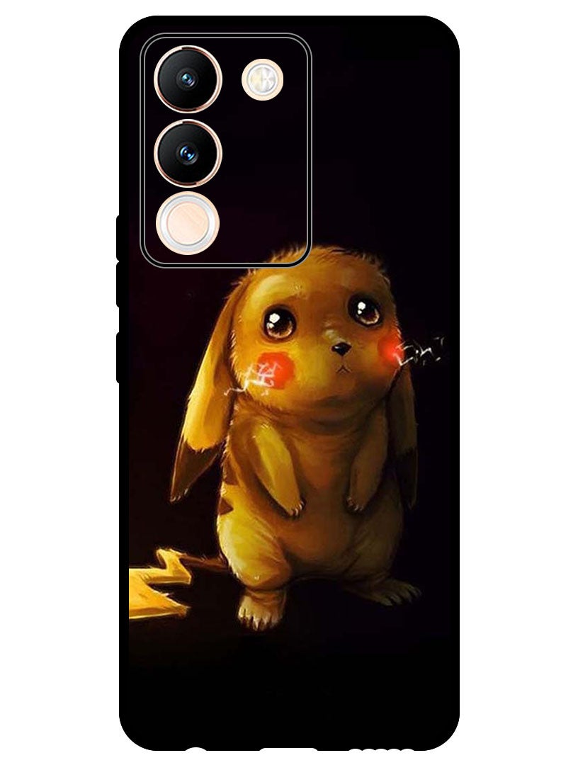 Theodor Protective Case Anti Scratch Shock Proof Bumper Cover For Vivo V29e Cute Yellow Cartoon - Image 1